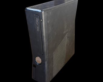 Microsoft Xbox 360 S Slim 1439 Black Console Only – FOR PARTS/REPAIR, Does Not Work, No Hard Drive, Red Dot, As Is