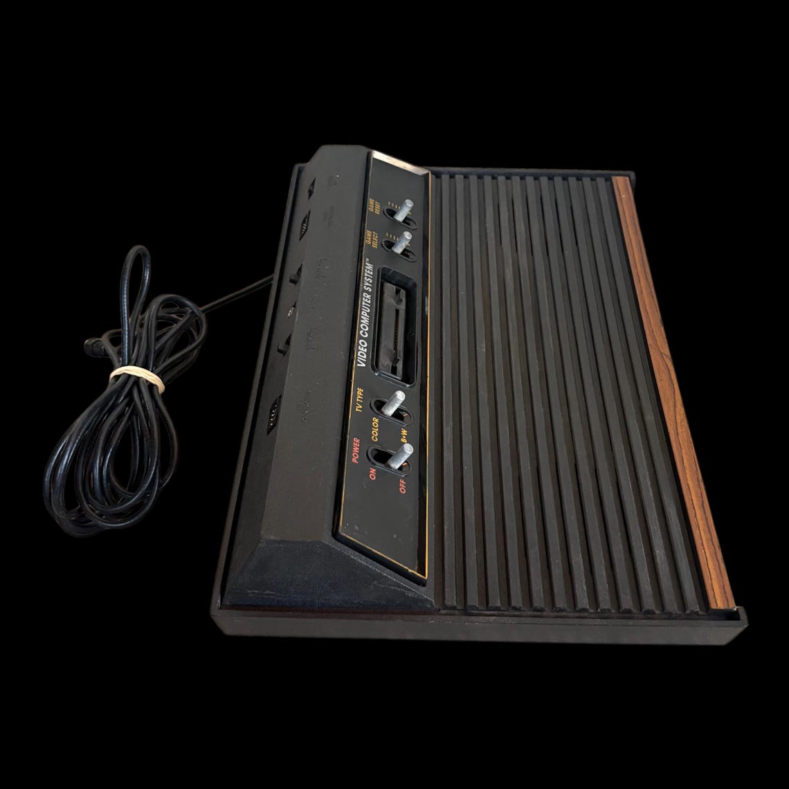 Atari 2600 4-Switch Woodgrain CX2600A Video Game Console Only – TESTED & WORKING – Vintage 1980s Retro Gaming, foto 2 di 5
