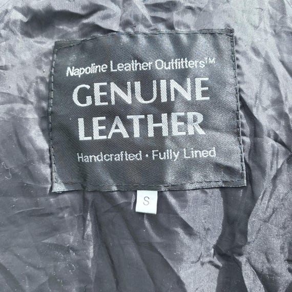 Vintage Patchwork Leather Bomber Jacket by Napoli… - image 5