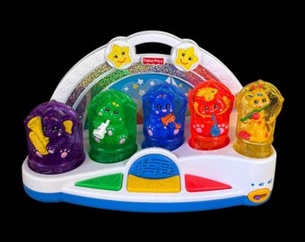 Vintage 2000 Fisher Price Sparkling Symphony Compose N Play Orchestra Musical Light-Up Toy by Mattel (As Is - Working But Touchy)