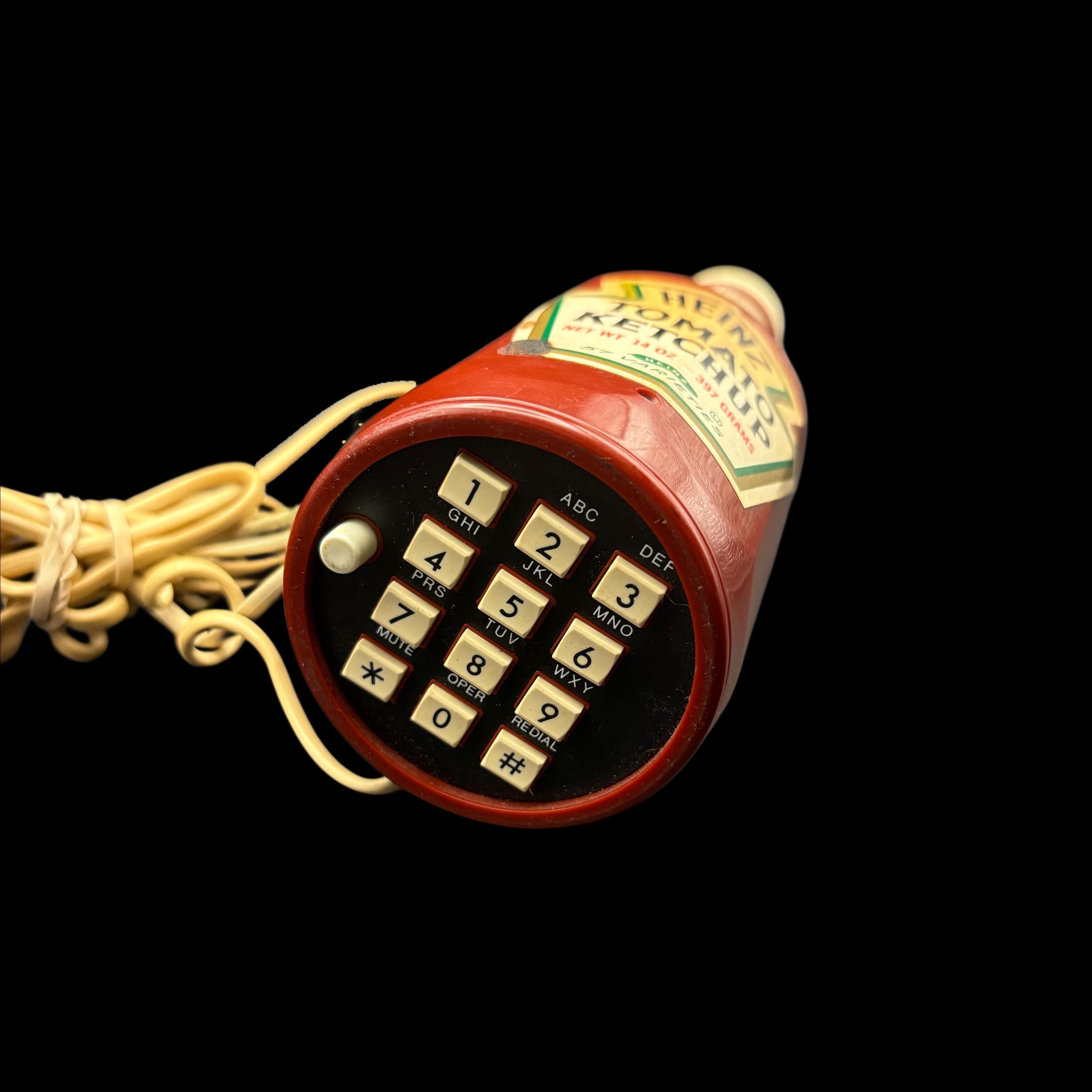 コレクション 1980s HEINZ TOMATO KETCHUP Phone Vintage 1980s Heinz Tomato Ketchup Bottle Novelty Landline