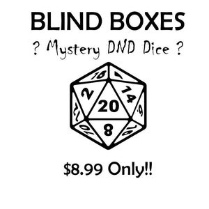 Full Sets Mystery Dice Blind Bags | Mystery dnd dice set | Dungeons and Dragons Dice | 7 Pcs Dnd Dice | Mystery Random dnd dice | RPG Dice