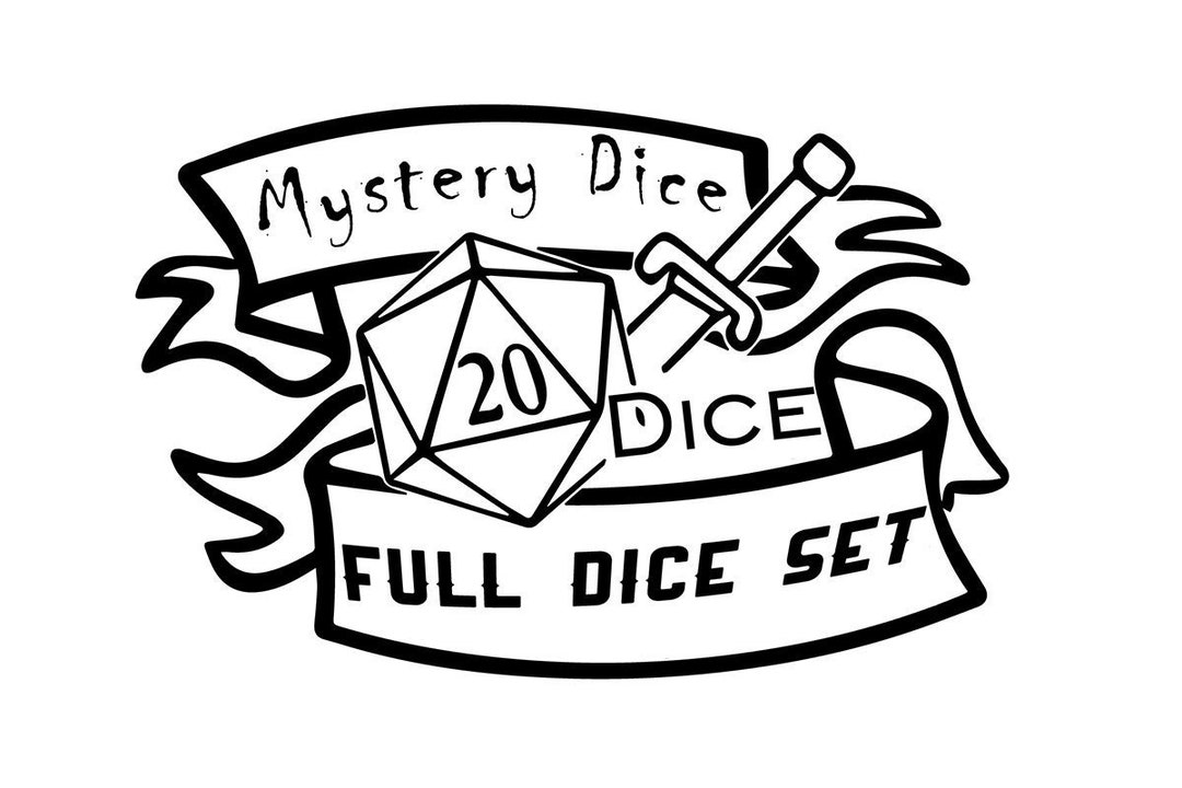 Metal Mystery Dnd Dice Dice Blind Box Mystery Dice Set Full Resin Dice