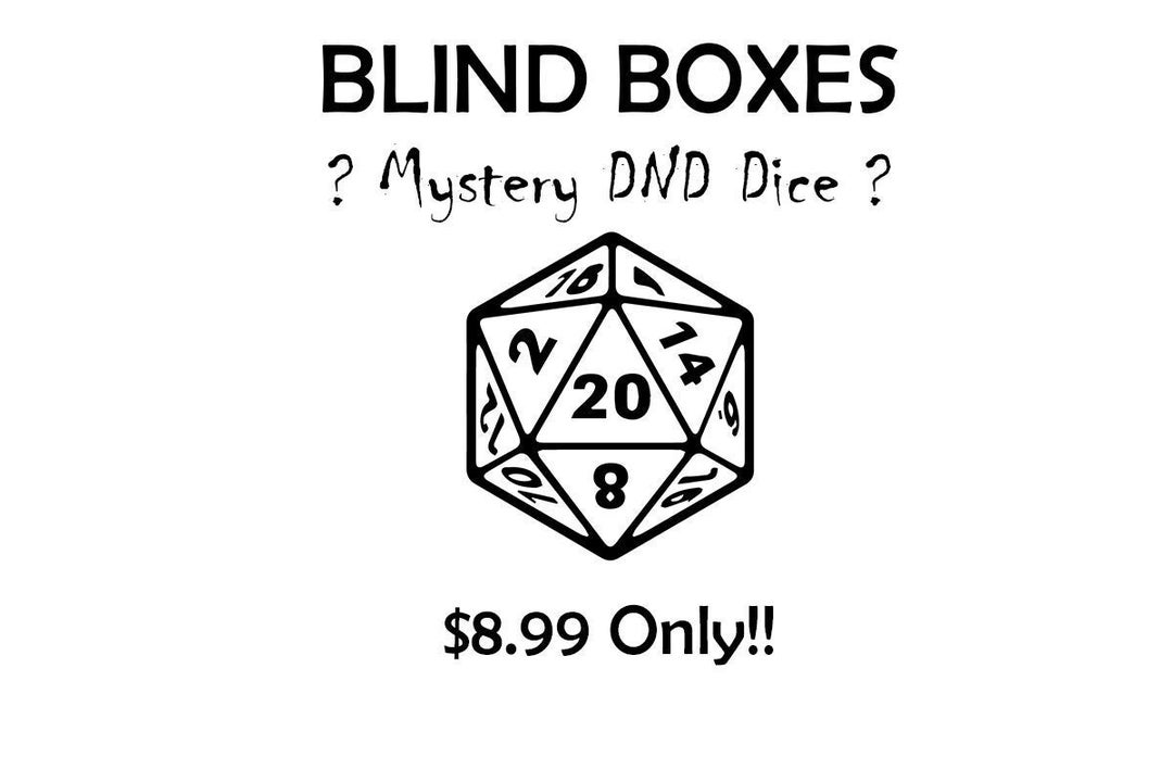 Full Sets Mystery Dice Blind Bags Mystery Dnd Dice Set Dungeons and