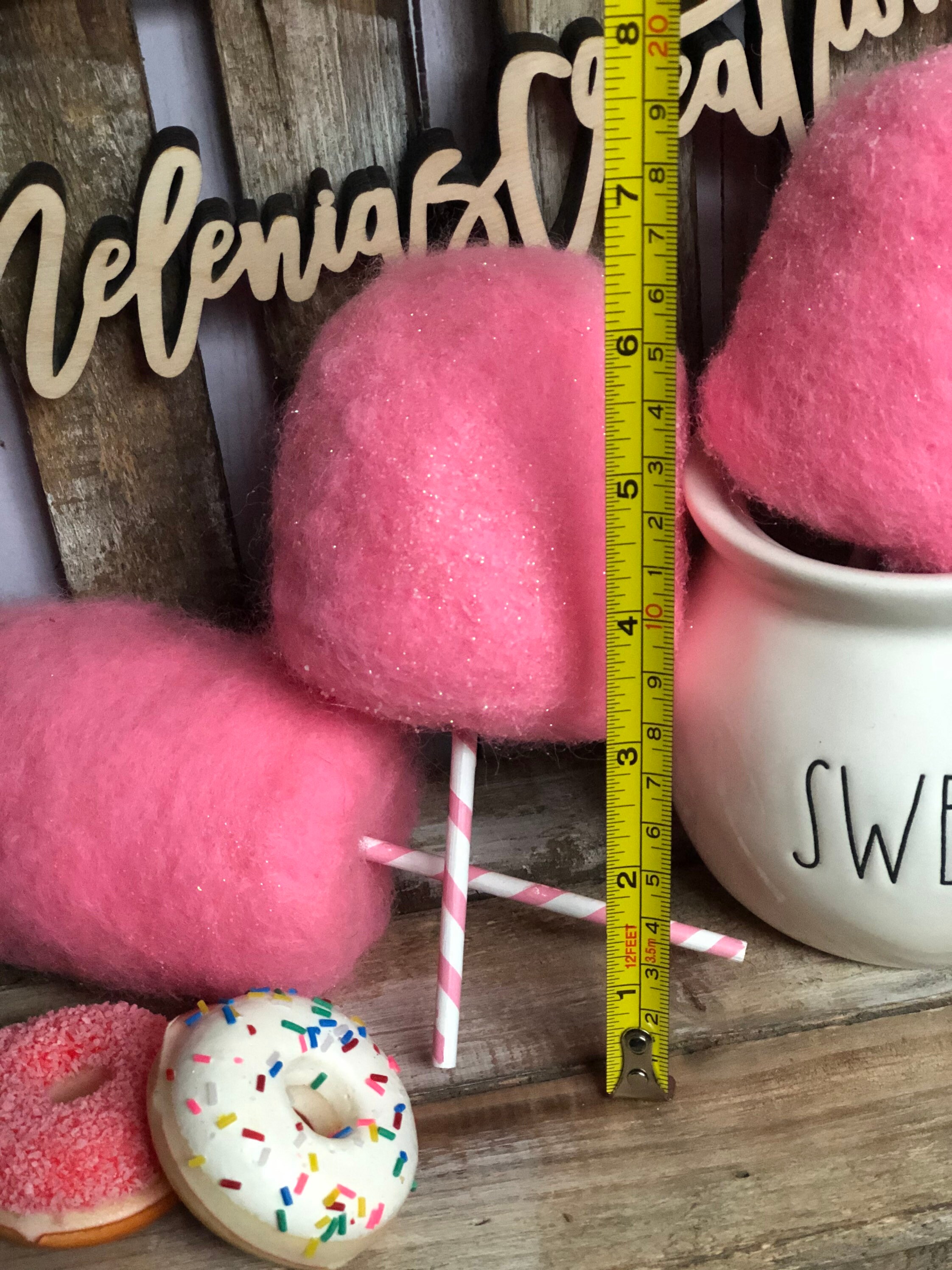 Fake Cotton Candy on a Stick Etsy