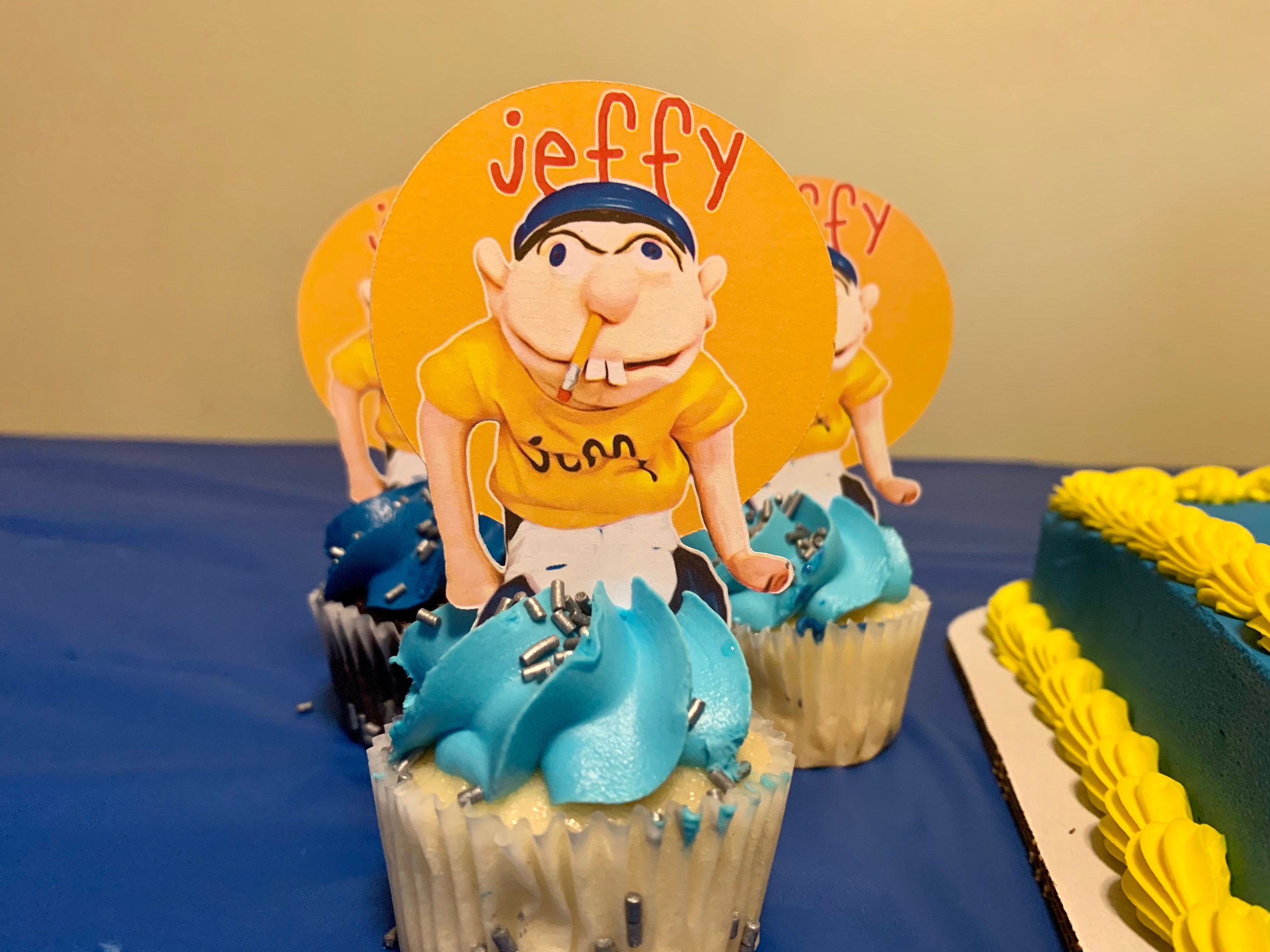 Jeffy Cake Topper Inspired Jeffy Cupcake Toppers Jeffy Etsy UK