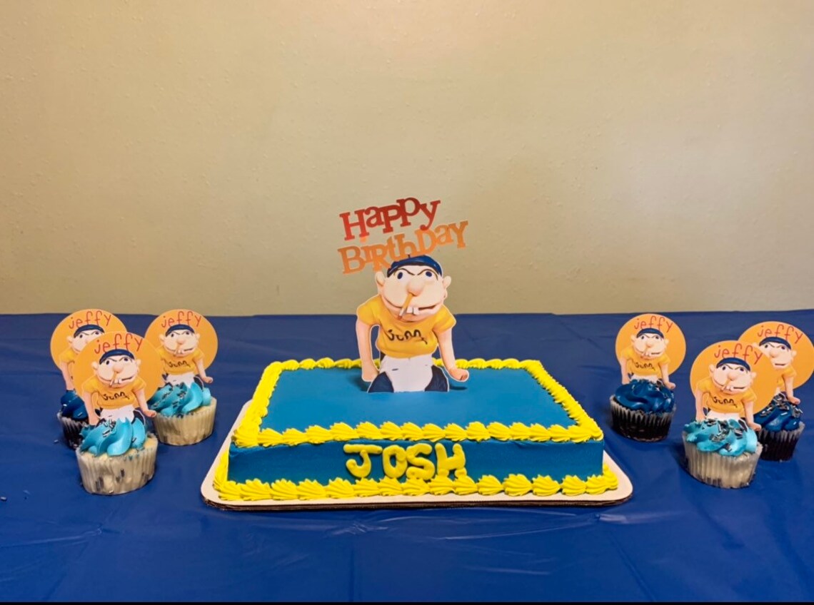 Jeffy Puppet Cake