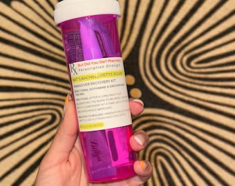 PINK PILL BOTTLE- Custom Prescription Labels