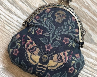Celestial Death Moth Clasp Coin Purse