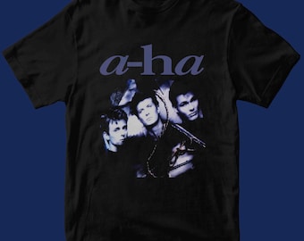 Aha Tshirt post punk 80s new wave t shirt