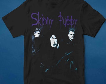 Skinny Puppy Shirt, Too Dark Park, Vintage Rare T-shirt, Faded