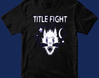 Título Fight Rock Band Logo Camiseta vintage