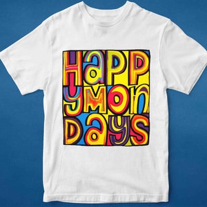 Glücklich Montage T Shirt