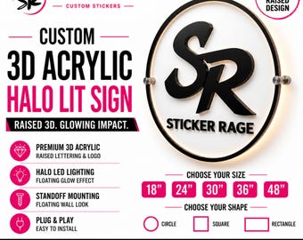 3D Rage Signs