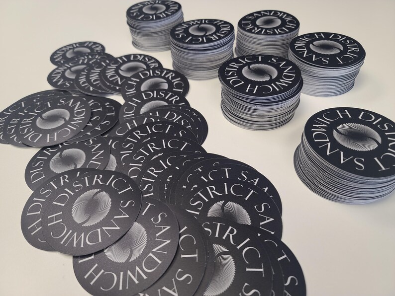 Dist Sticker Custom Vinyl Waterproof Stickers Cut Any Shape. Custom Bulk Stickers ...