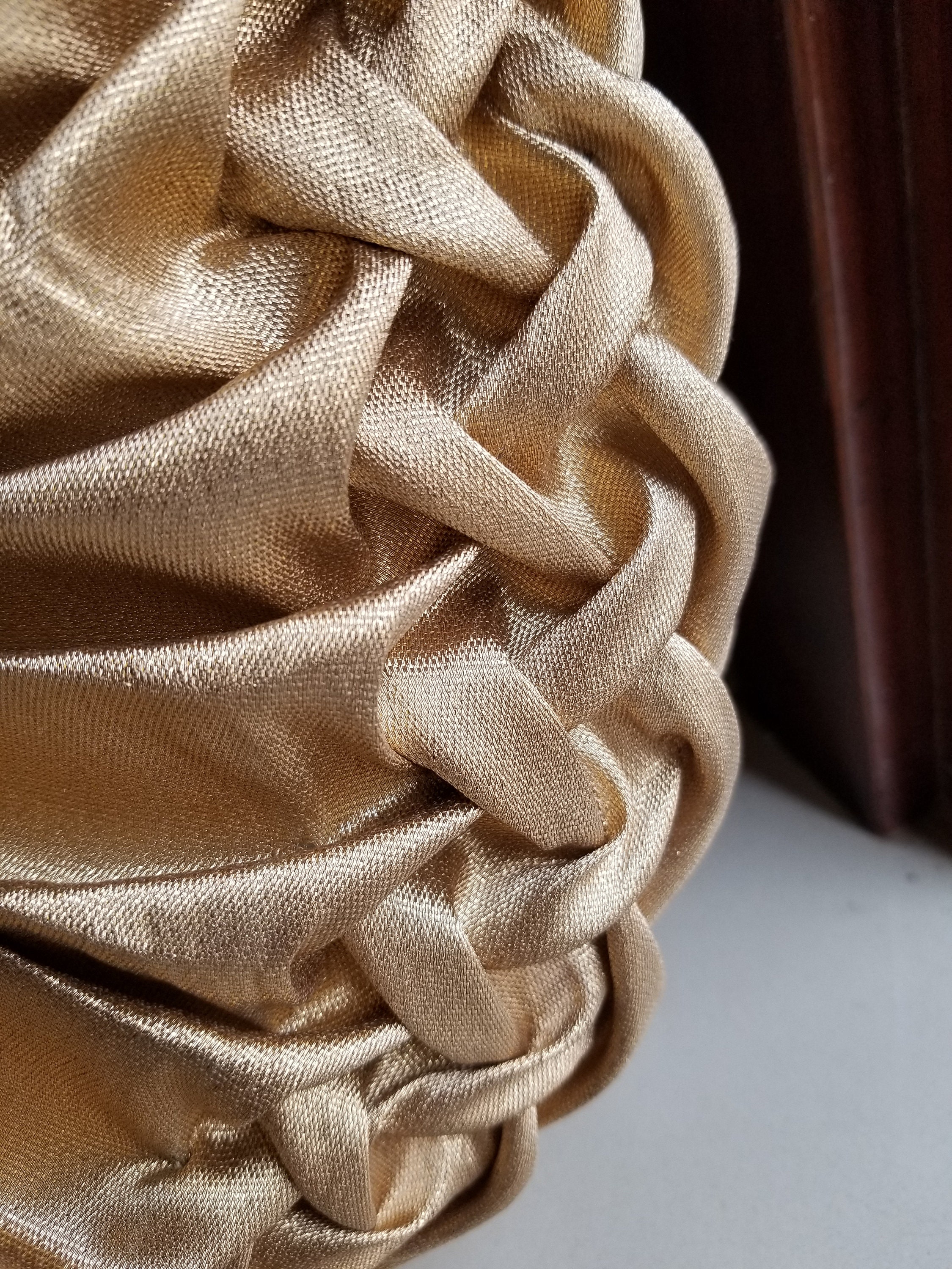 Luxury Gold Round Pillow, Round Throw Pillow, Decorative Pillow, Pillow