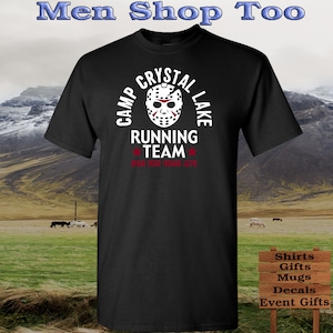 Camp Crystal Lake Running Team T-Shirt: Horror Movie Tee