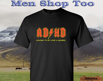 ADHS Landstraße To Hey Look Ein Eichhörnchen T-Shirt