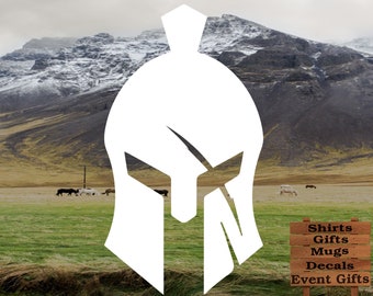 Roman Centurion Helmet | Galea Gladiator | Decal Sticker anything with a flat surface