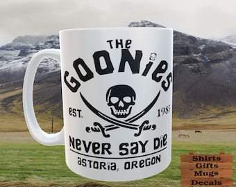 The Goonies Mug: Never Say Die Pirate, 15 oz