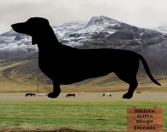Dachshund Dog Sticker Decal for windows, computers, anything with a flat surface.