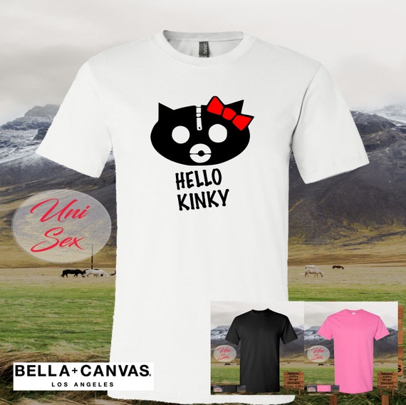T-shirt Hello Kinky - Coupe Classique - 100% Coton - Du S Au 3XL - Made In USA