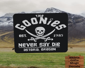 Mauspad | Klassische Film Goonies Never Say Die Pirat | Mousepad | Mauspad