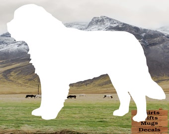 Saint Bernard Decal for windows, computers, anything with a flat surface