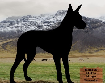 Dane Decal, Glossy Vinyl Sticker, Car, Window, Laptop