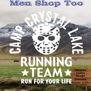 Jason Camp Crystal Lake Decal Sticker for windows, computers, flat surface