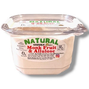 ALLULOSE & MONK Fruit Sugar Zero Calorie Non-GMO Keto Friendly
