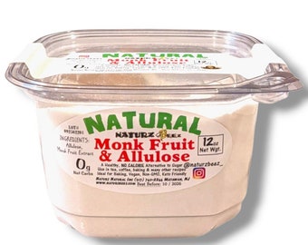 ALLULOSE & MONK Fruit Sugar Zero Calorie Non-GMO Keto Friendly