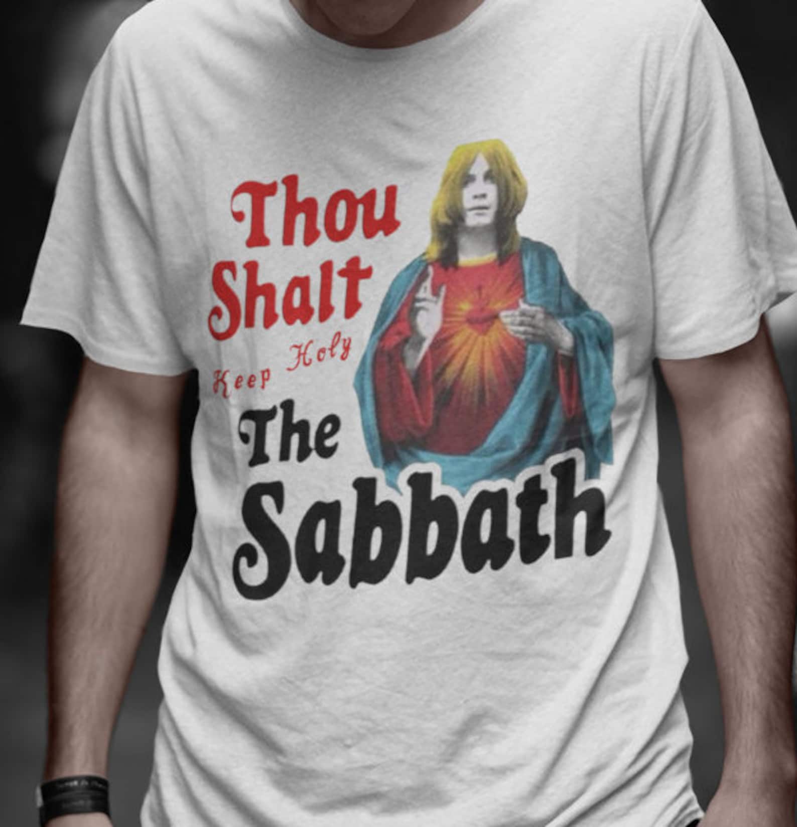 Thou Shalt Keep Holy the Sabbath Shirt Black Sabbath T-shirt | Etsy