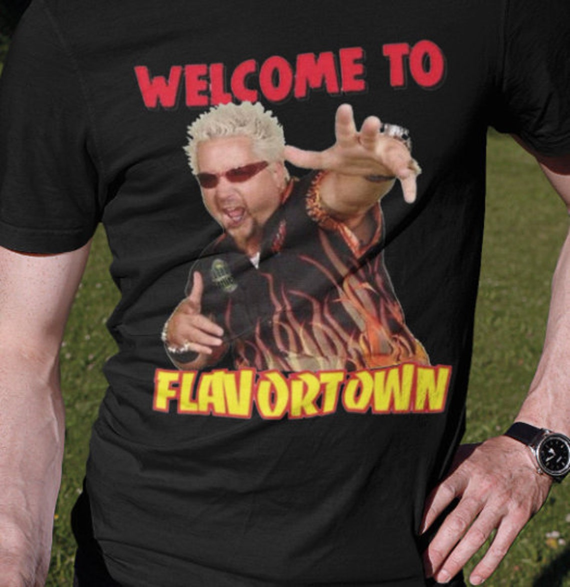Guy Fieri Shirt Willkommen bei Flavor Town Shirt Etsy