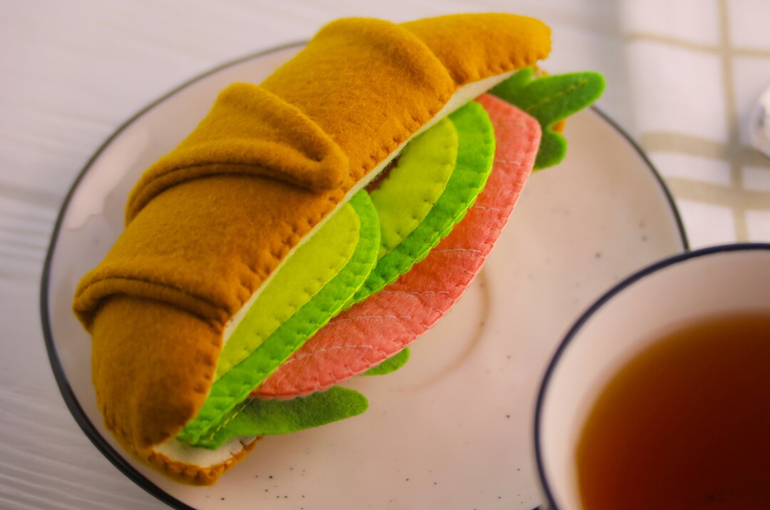 Felt Croissant Felt Food Etsy