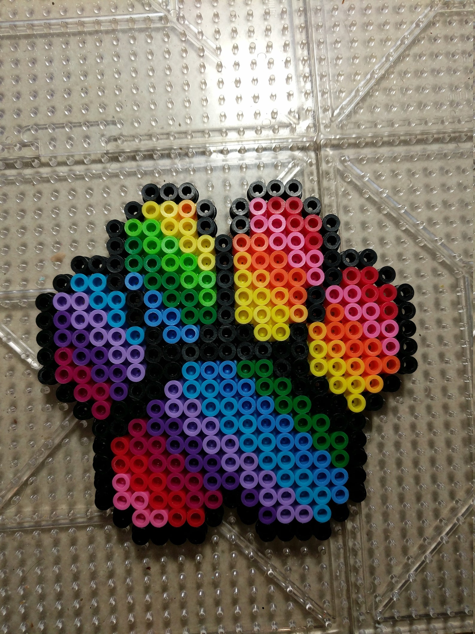 Impresión de pata Perler Beads Etsy
