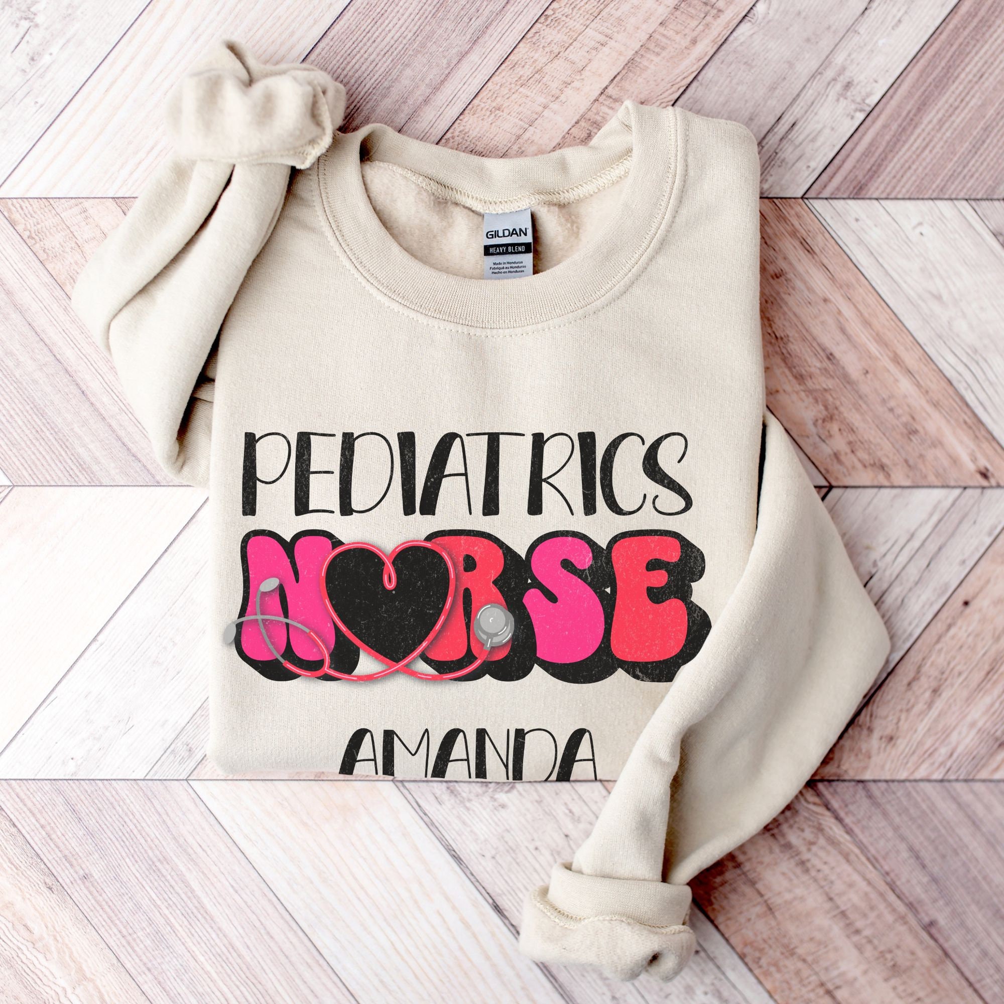 Pediatric Nurse Valentine Sweatshirt, PEDS Nurse Sweatshirt, PEDS Crewneck, Pediatrics Nurse RN