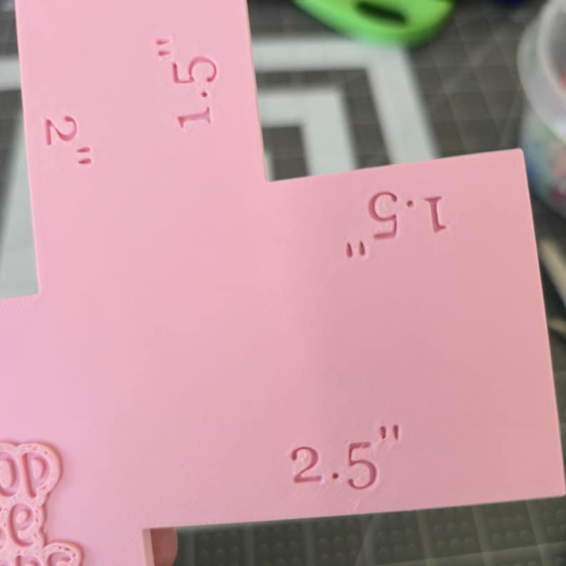 Boxy Bag Template Ruler, Sewing Tool for Box Corners, 3D Printed Bag ...