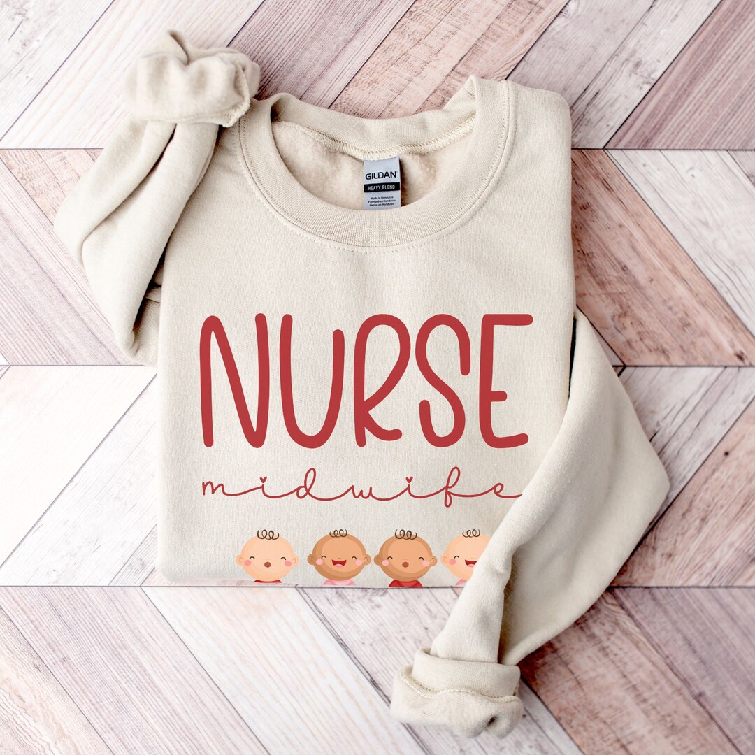 Midwife Sweatshirt Valentine, Nurse Midwife, Gift for Midwife, Catching