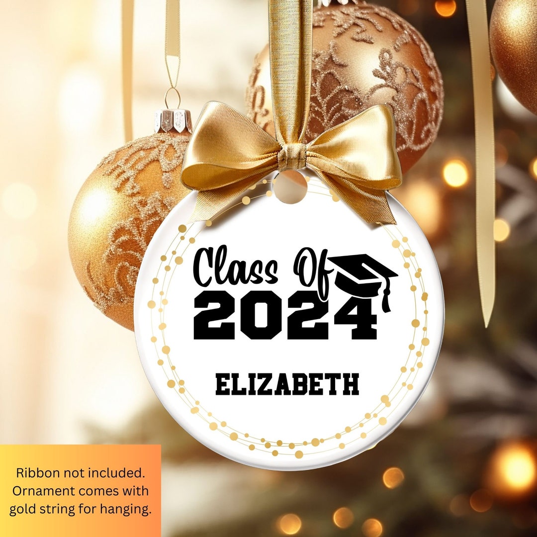 Personalized Graduation Gift, High School Graduation Ornament, Senior