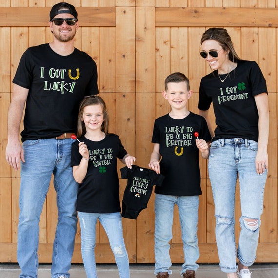 Lucky To Be A Big Brother Funny Pregnancy St Patrick's Day T-Shirt Lucky To Be A Big Brother Funny Pregnancy St Patrick's Day T-Shirt