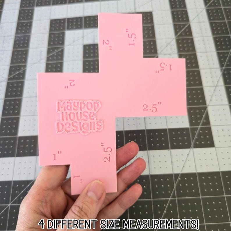 Boxy Bag Template Ruler, Sewing Tool for Box Corners, 3D Printed Bag ...