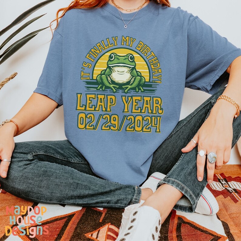 Comfort Colors Leap Year Tshirt, Leap Year Birthday Shirt, Leap Year
