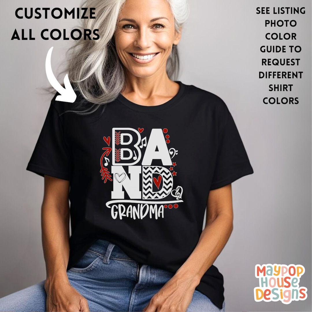 Band Grandma T-Shirt Proud Band Grandma Tee