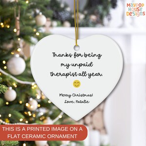 Funny Best Friend Sister Christmas Gift, Bestie Ornament 2025, Best Friend Ornament Personalized, Christmas Gift For BFF, My Person