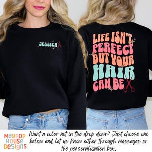 Hairstylist Sweatshirt, Hairdresser Sweat Shirt, Hair Stylist Gift, Hair Stylist Crewneck, Hair Dresser Pullover, Cosmetology Sweatshirt