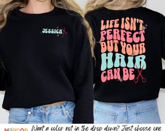 Hairstylist Sweatshirt, Hairdresser Sweat Shirt, Hair Stylist Gift, Hair Stylist Crewneck, Hair Dresser Pullover, Cosmetology Sweatshirt