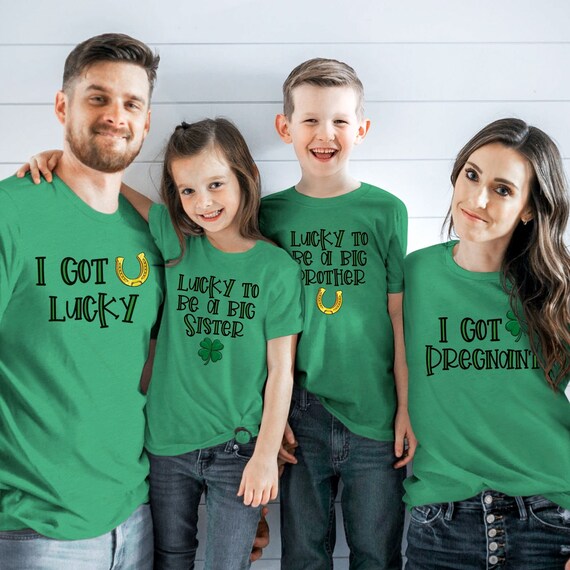 Lucky To Be A Big Brother Funny Pregnancy St Patrick's Day T-Shirt Lucky To Be A Big Brother Funny Pregnancy St Patrick's Day T-Shirt