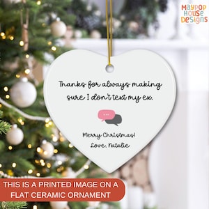Funny Best Friend Sister Christmas Gift, Bestie Ornament 2025, Best Friend Ornament Personalized, Christmas Gift For BFF, My Person