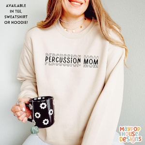 Percussion Mom Shirt Band Mom Shirt, High School Marching Band Shirt, Cute Band Shirt for Mom, Band Mom Tee, Marching Band Mama TShirt